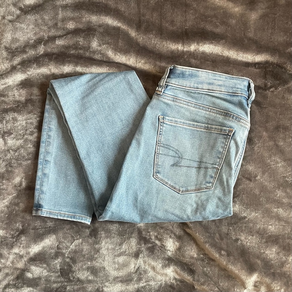 American Eagle Light Blue Skinny Jeans